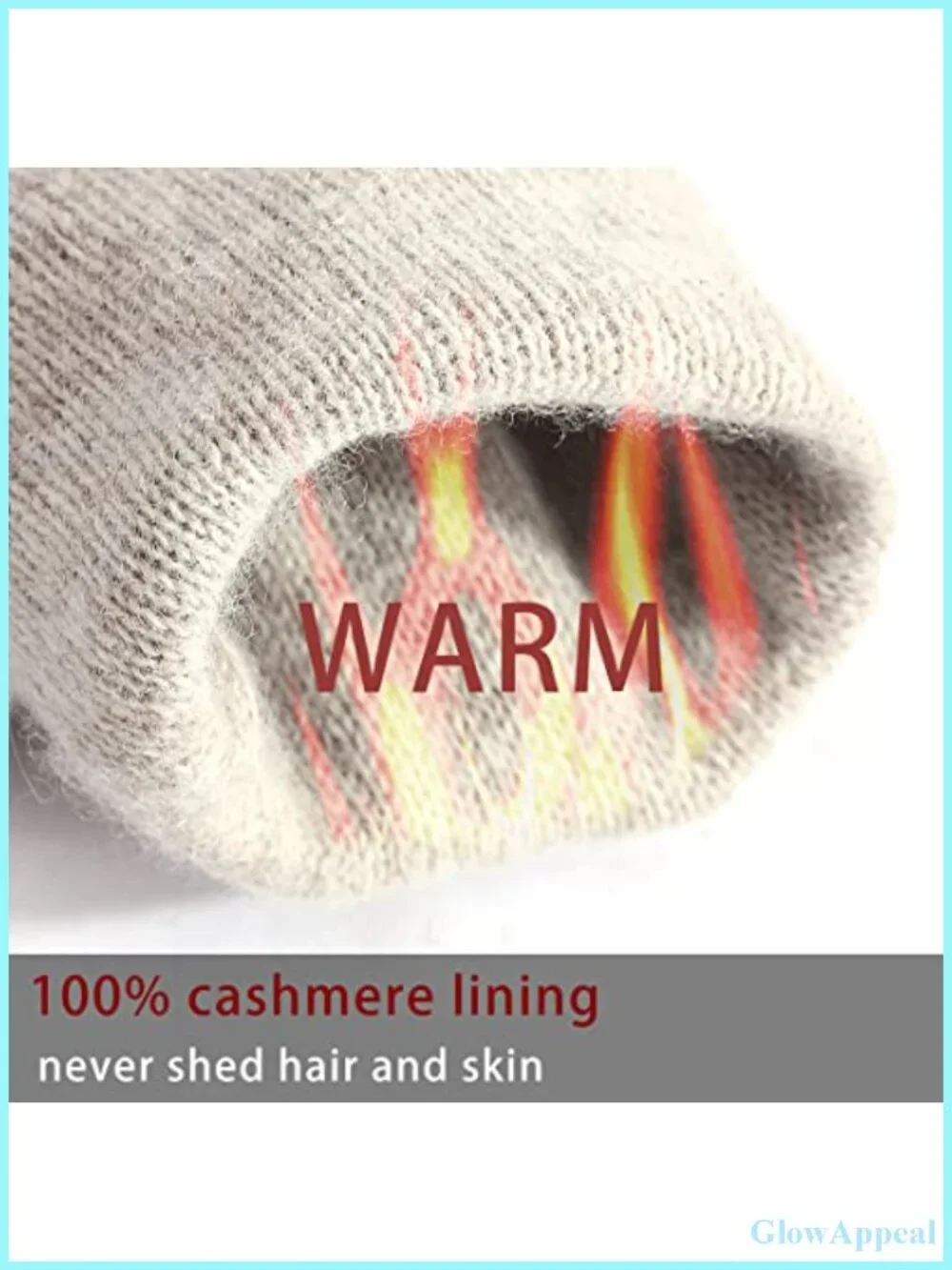 Women's Sheepskin Cashmere Lined Touchscreen Gloves Winter
